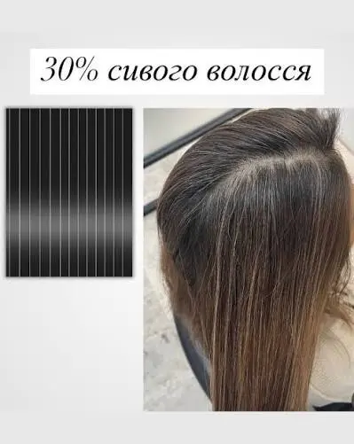Приклад 30 відсотків сивини